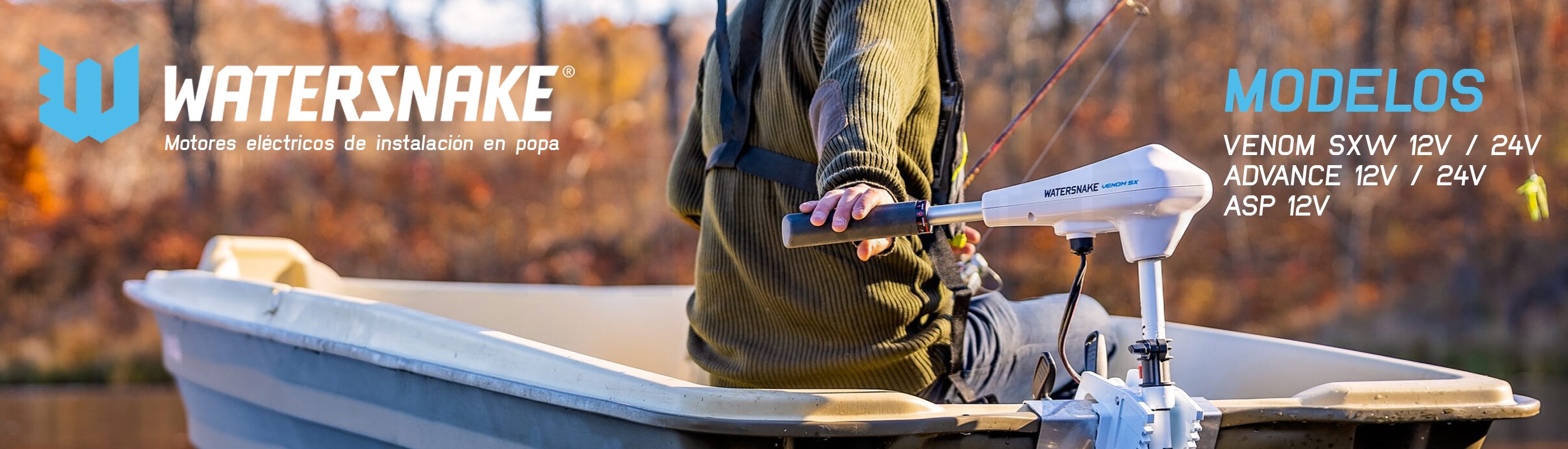 Compra tu motor el&eacute;ctrico Watersnake de instalaci&oacute;n en popa. Modelos en 12V y 24V. Solo en ONNautic y solo ahora.